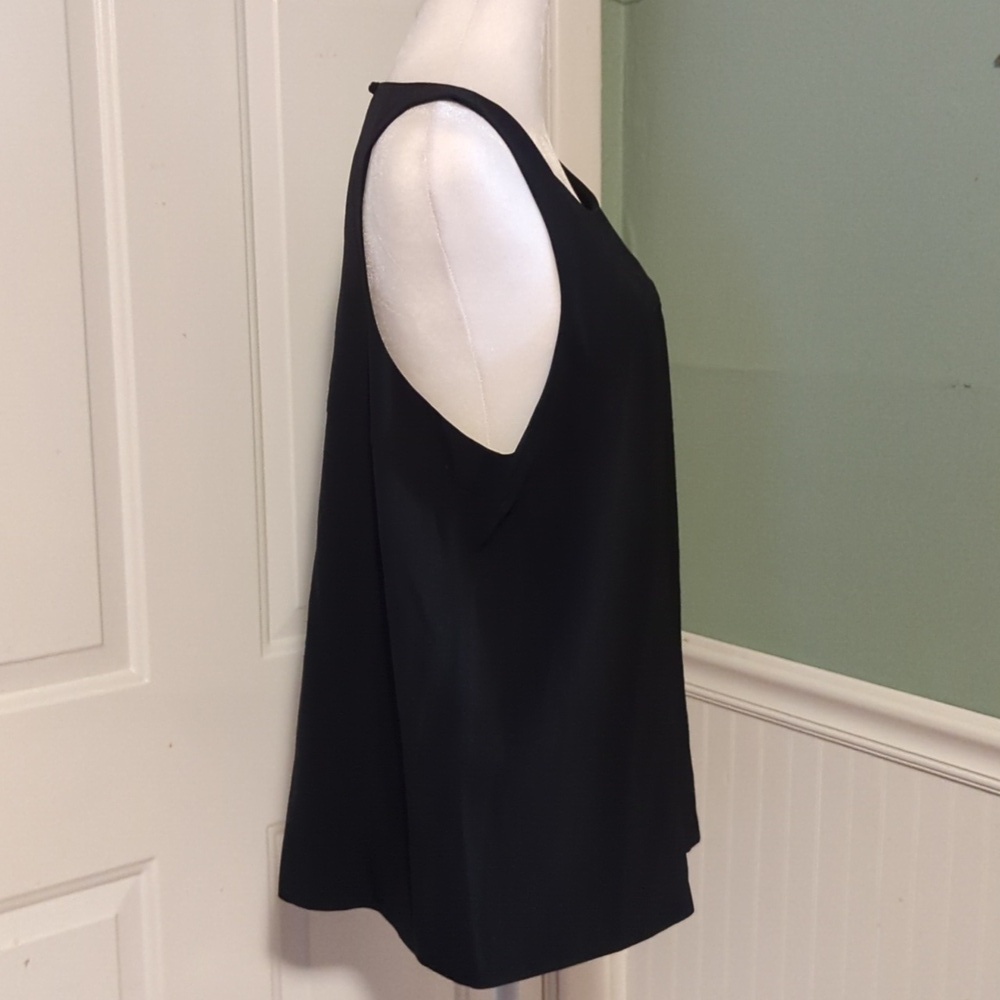 Banana Republic Black Sleeveless Tank Top Large - Picture 8 of 10